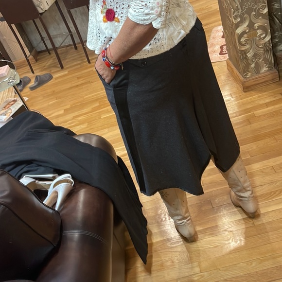 Roberta Scarpa wool tuxedo skirt 12 - Picture 6 of 15